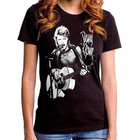 David Bowie Live glam punk rock Official cotton T-Shirt 2XL NWT - Picture 1 of 2